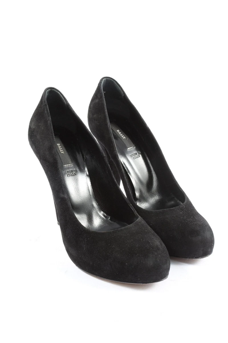 Escarpins Noirs Femme BALLY Pointure 5.5 US - Talon Bas, Occasion, Style Pumps Classiques