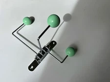 Mid Century Modern Metal Coat Rack Wall Hooks Entryway Organizer Minimalist