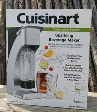 NOS Cuisinart Carbonation System Sparkling Beverage Maker Model SMS-201S New 