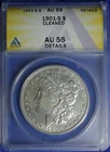 1901-S Morgan Silver Dollar $1 Coin - Rare Date -  ANACS AU55 Details (2532330)