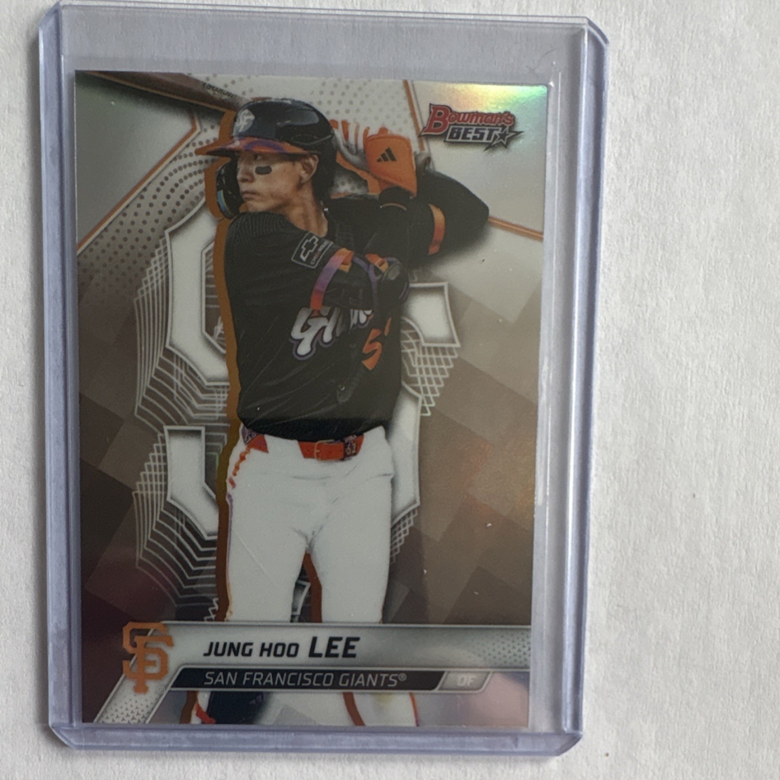Topps Bowman's Best Jung-Hoo Lee San Francisco Giants Refractor Card #57 2024
