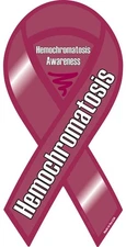 Hemochromatosis Awareness Prevention Ribbon Vinyl Decal Sticker Choose Size