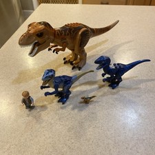 Lego Jurassic Park Dinosaurs Lot And Figure