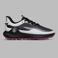 G/FORE MG4 O2 G/LOCK Spiked Golf Shoe Sneaker US 8.5 Onyx Black Pink