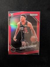 Ulrich Chomche 2024-25 Panini Prizm Black #236 Red /299 Toronto Raptors