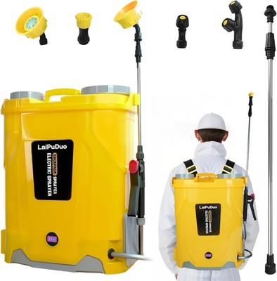 5.3Gal Battery Powered Backpack Sprayer Compatible with DeWalt 20V Battery, Elec
