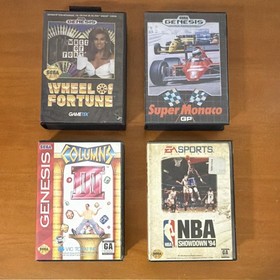 SEGA Genesis Game Lot w/ Manuals - Sonic, Aladdin, Mortal Kombat, Madden