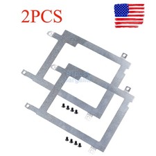 2PCS For Dell Latitude E7440 Hard Drive Metal Caddy Frame Bracket 00WPRM Screws