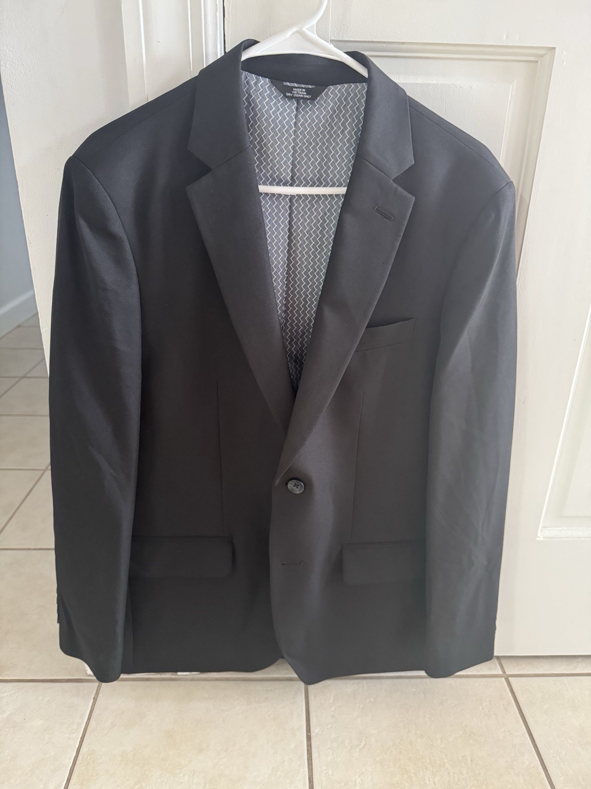 Haggar Performance Suit Ultra Slim Black Men's