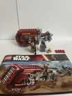 LEGO Star Wars Rey’s Speeder Retired Set 75099 100% Complete With Instructions