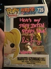🔥Maile Flanagan Signed Funko Pop! Naruto Uzumaki Sexy Jutsu #726 w/ JSA COA🔥