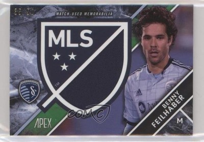 2016 Topps Apex Crest Jumbo Relics Green 35/50 Benny Feilhaber #CJR-BF 0m1