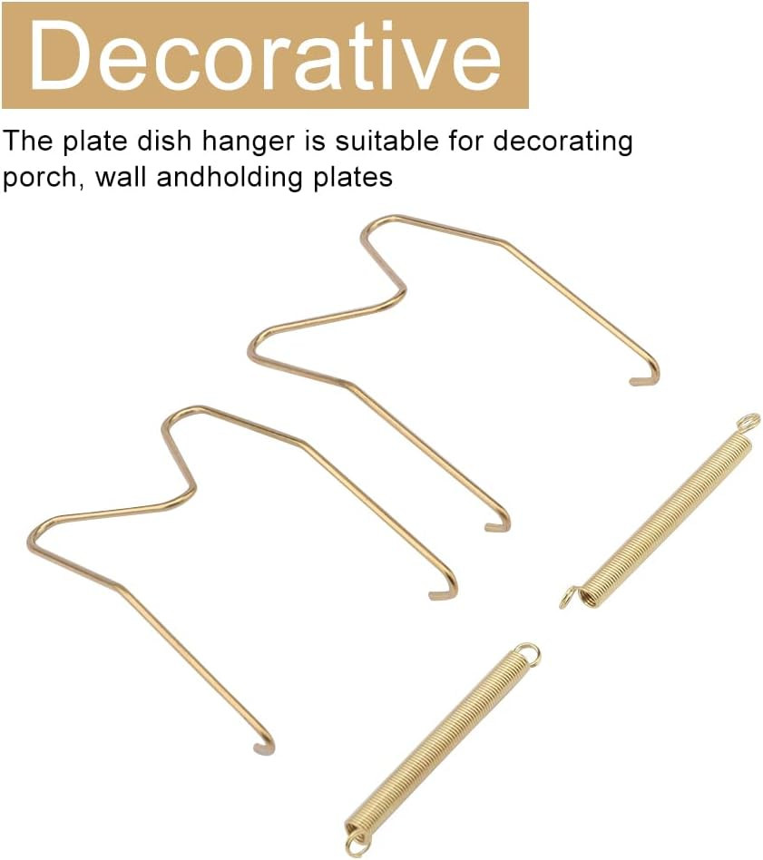 8 10 12 14 16Inch Plate Hangers for Walls Plate Dish Hangers Stainless Steel Dec