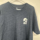 Zero Foxtrot Mens XL T Shirt USA Astronaut Nasa Skulls Flag Short Sleeve