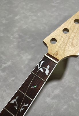 J Bass guitar neck 4 string 20 Fret 34inch Rosewood real inlay replace