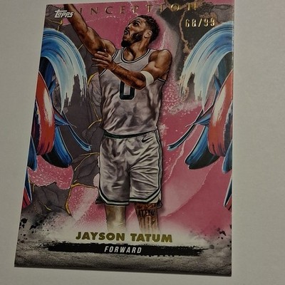Topps 2024-25 Inception Jayson Tatum Celtics #63 Pink 68/99 Parallel