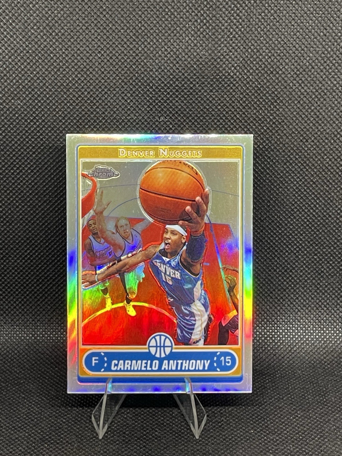 2006-07 Topps Chrome - Carmelo Anthony #106 Refractor