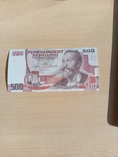 Banconota Wagner B870038M Austria 500 scellini 1985 ottima