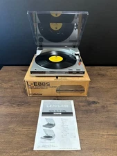 Victor L-E88S Turntable Belt Drive with Built-in Phono Preamp - Used, Working