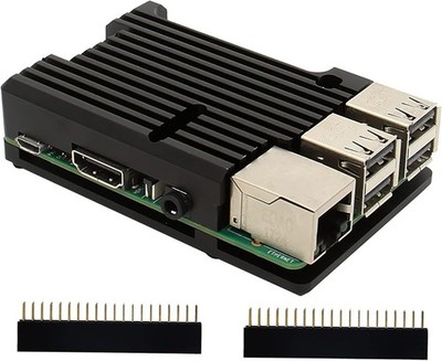 Raspberry Pi 3 B+ Aluminiumgehäuse Mit Gehäuse Wärmeableitung, Metallgehäuse/Geh