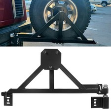 ECOTRIC Tire Carrier Mount Hummer H2 Black Heavy Duty
