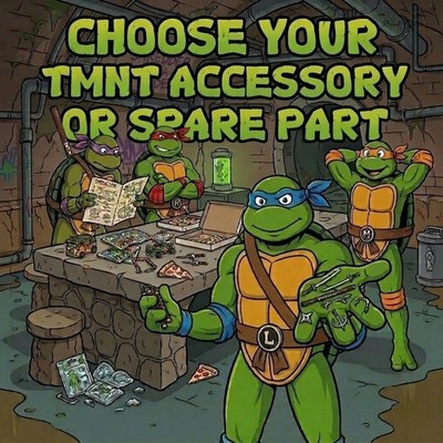 TMNT Teenage Mutant Ninja Turtles Zubehör & Ersatzteile - Auswahl aus Liste!