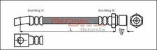 Original Metzger brake hose 4113211 for Opel