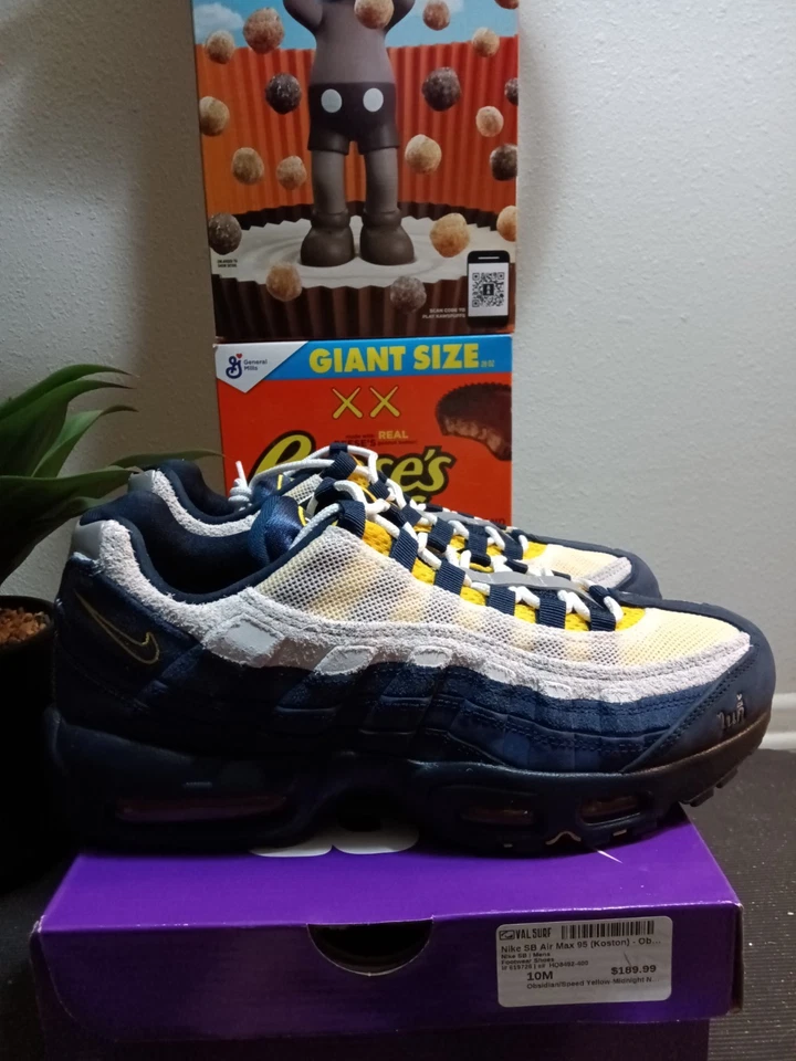 Eric Koston x Nike SB x Air Max 95 - Obsidian Speed Yellow - Para hombres Talla 10 Foto 2 de 4
