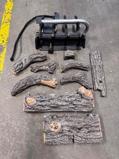 Real Fyre G8E Reduced 9500 BTU's Ventless Gas Burner and log set
