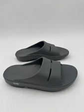 Oofos Unisex OOahh Pink Open Toe Slip On Slide Sandals Size M 6 W 8