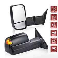 Power Heated Towing Mirrors For 09-2018 Dodge Ram 1500 2010-18 Ram 2500 3500