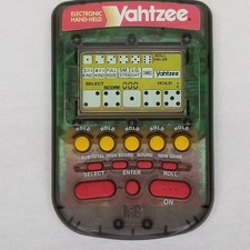 milton bradley yahtzee electronic handheld