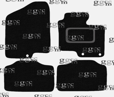 FITS KIAA OPTIMA 2010 TO 2016 TAILORED BLACK CARPET CAR FLOOR MATS SET (3 CLIPS)