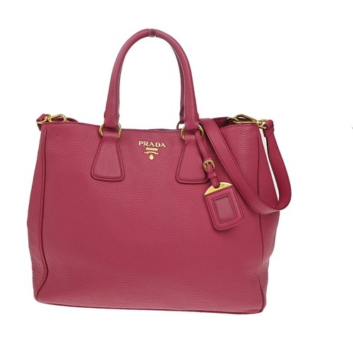 Borsa a mano PRADA 2Way tracolla Vitello Daino pelle rosa GHW Italia 12FB787