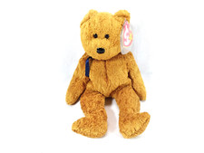 TY Beanie Babies FUZZ The Brown Bear