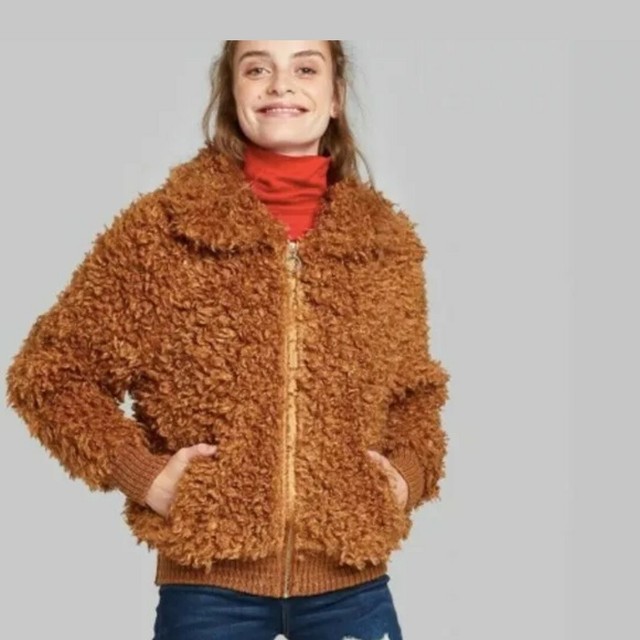 wild fable teddy jacket