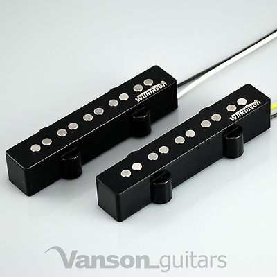 Wilkinson WJB5 AlNiCo V-Hals & Brücke 5-saitige Bass-Pickups für JB-Gitarre, Jazz