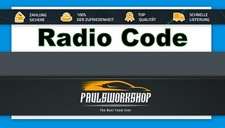 Radio Code - Nissan Radio Codes LCN Connect BOSCH MICRA NOTE QASHQAI JUKE 