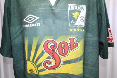 Leon FC Jersey 100% Authentic UMBRO Size Large 1996-1997 T | eBay