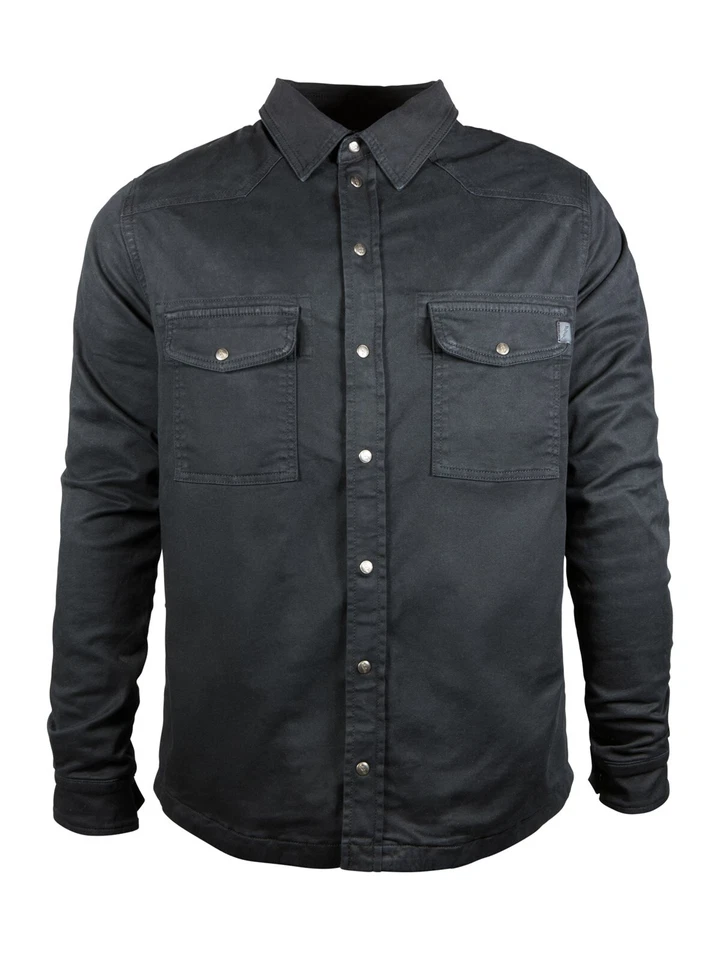 John Doe Motoshirt Black Motorrad Overshirt/jacke | L