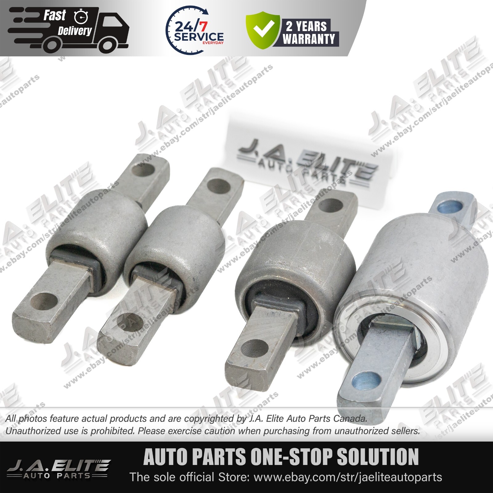 4pcs Front Upper & Lower Control Arm Bushing fit Ferrari 458 488 812