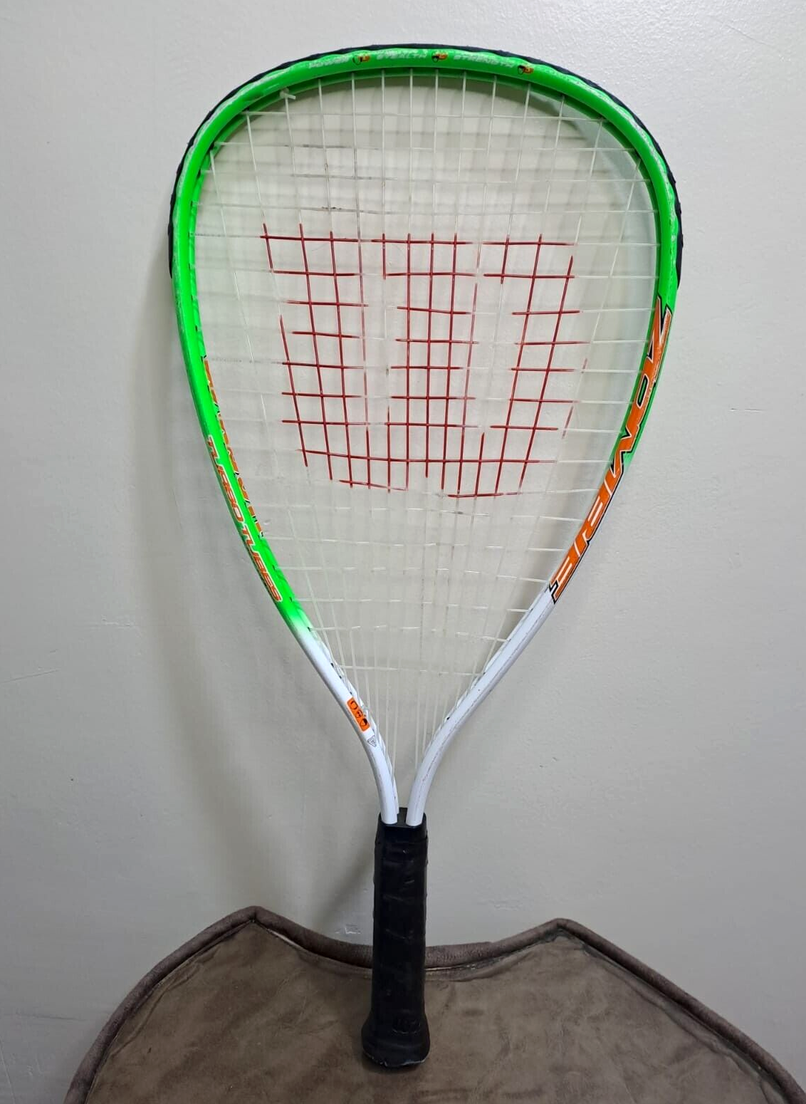 Wilson Zombie Hyper Alloy Tennis One Racquet Green Racket Furry