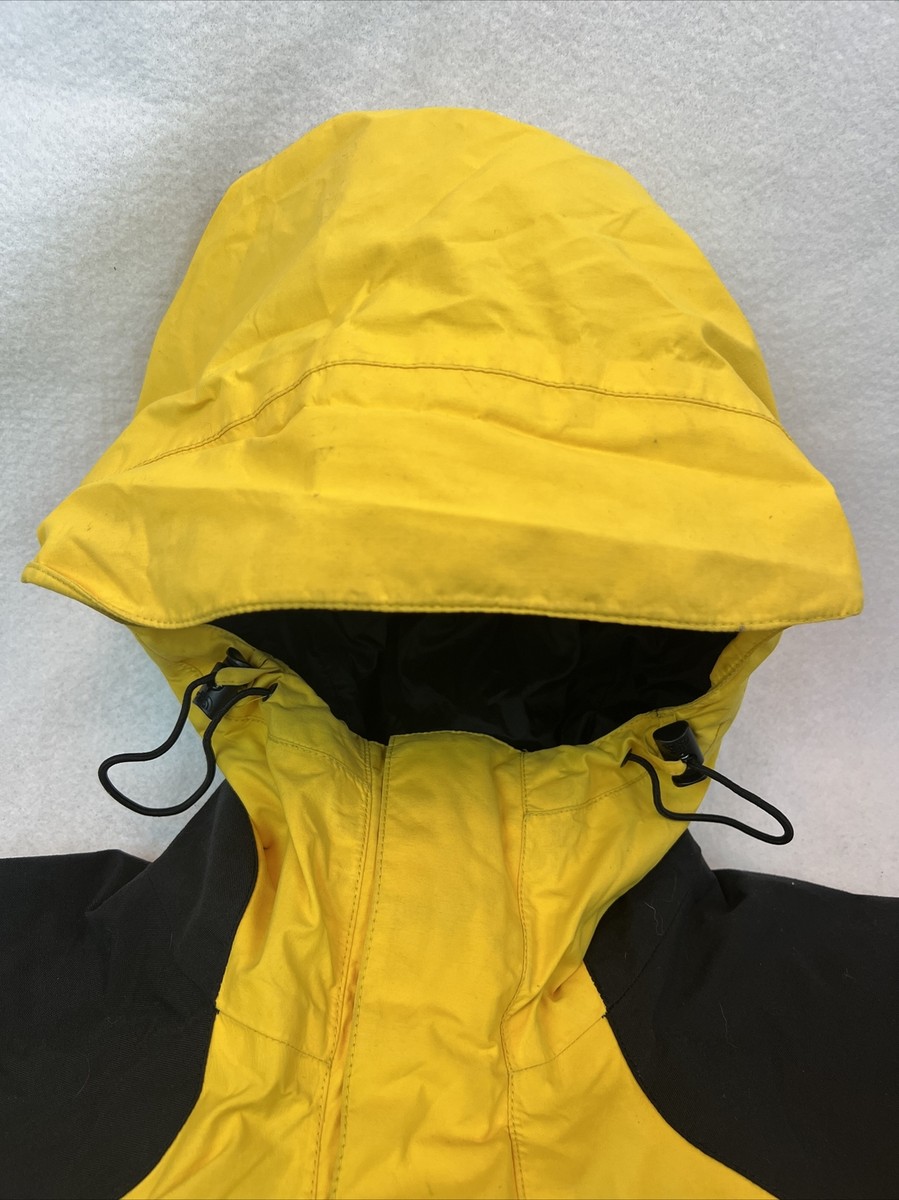 The North Face Yellow And Black Men's Gore Tex Jacket Size The North Face Yellow And Black Men's Gore Tex Jacket Size