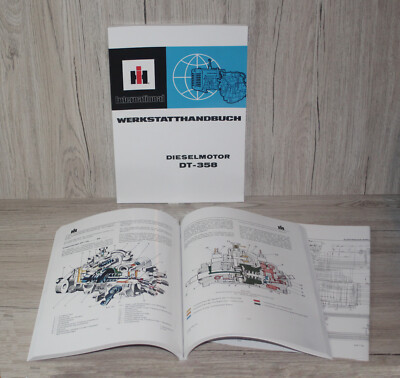 IHC DT-358 Werkstatthandbuch Dieselmotor Traktor