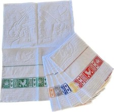 STROFINACCI CANOVACCI CON TELA AIDA PER RICAMO CM 50X70  COTONE 6 PEZZI COUNTRY