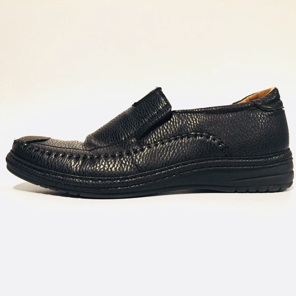 Brixton Watson Black Driving Moccasins Loafers Slip On Shoes Men’s Size 9 M - Image 3 of 4