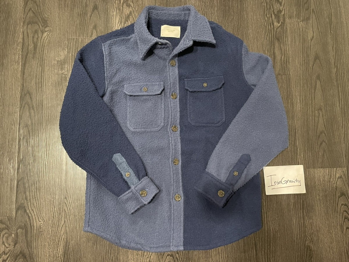 Aime Leon Dore ALD Casentino Wool Overshirt Blue Size XL | eBay