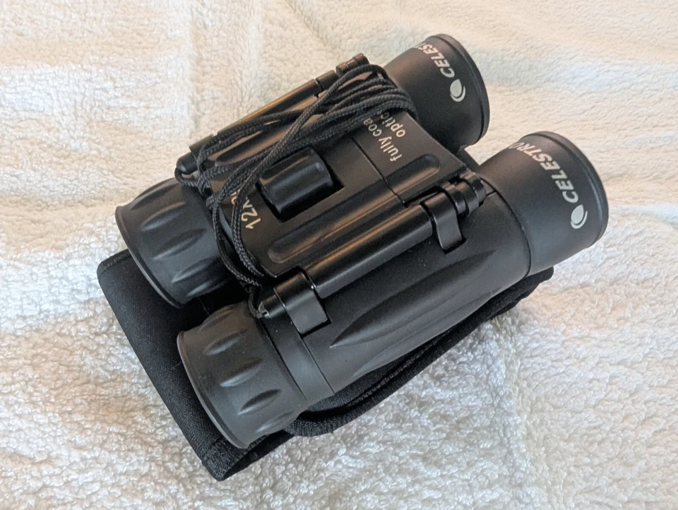 CELESTRON FocusView 12x25 Multi-Purpose Fully Coated Optics Binoculars - Image 4 of 4