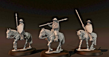Mounted Medieval Sergeants Spears MESBG LOTR etc Wargames Collectors 28mm 1/56