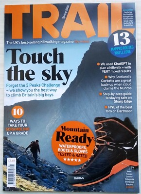 Trail Magazine Spring 2025 Camping Guide hiking holidays hillwalking walking